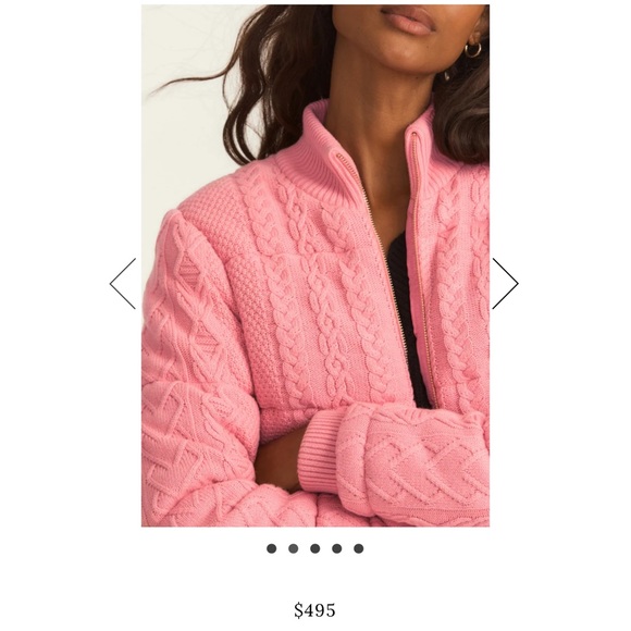 NWT 💗 Loveshackfancy Andora Bomber
Jacket in Powder Blush 💗 - Picture 8 of 9